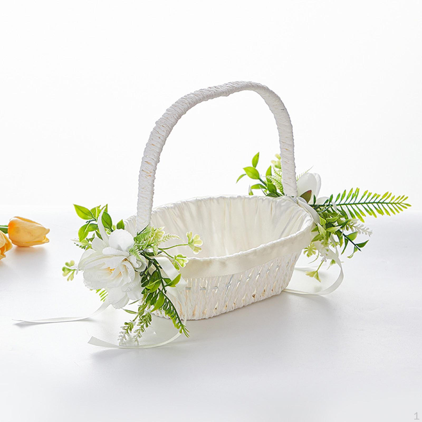 Корзина для девочек-цветочниц, кружевной контейнер для подружки невесты, портативные свадебные корзины для банкета, Style C
Корзина для девочек-цветочниц, кружевной контейнер для подружки невесты, портативные свадебные корзины для банкета, Style C