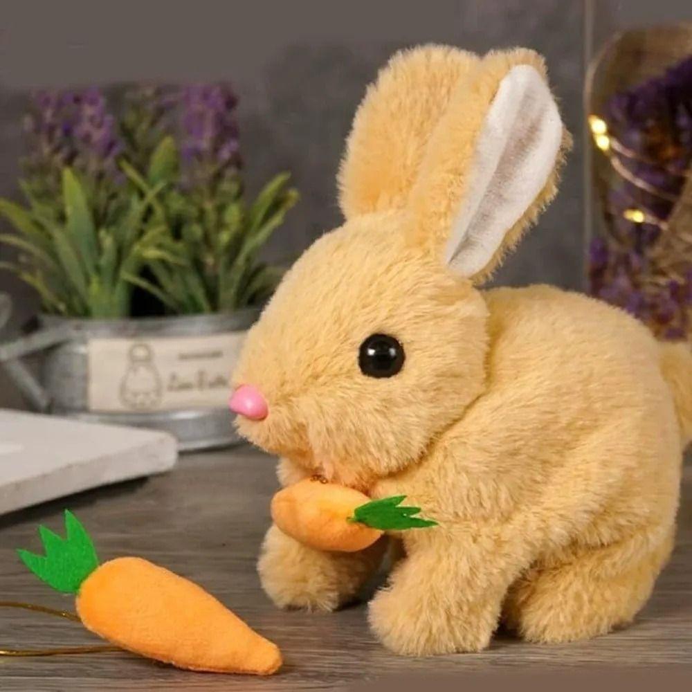 Wag Tail Easter Rabbit Plush Doll Wiggle Ears Walking Interactive Bunny Kids Toy жовтий
Wag Tail Easter Rabbit Plush Doll Wiggle Ears Walking Interactive Bunny Kids Toy жовтий