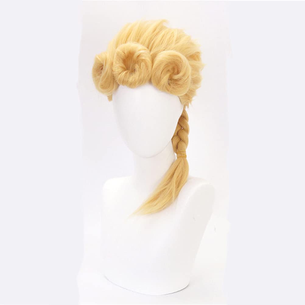 Парик Eileen Bizarre Adventure Golden Wind Giorno, парик в стиле аниме, костюм на Хэллоуин, Рождество, термостойкая сетка для парика, в комплекте JoJo s +
Парик Eileen Bizarre Adventure Golden Wind Giorno, парик в стиле аниме, костюм на Хэллоуин, Рождество, термостойкая сетка для парика, в комплекте JoJo s +