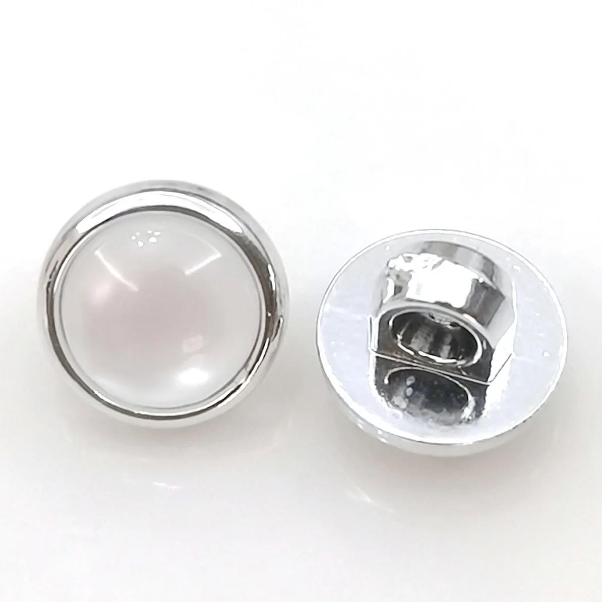 10pcs Beautiful Round Buttons 11.5/15/21mm Golden/Silvery Plastic Round Shank Buttons Simple Practical Buttons 11.5mm
10pcs Beautiful Round Buttons 11.5/15/21mm Golden/Silvery Plastic Round Shank Buttons Simple Practical Buttons 11.5mm