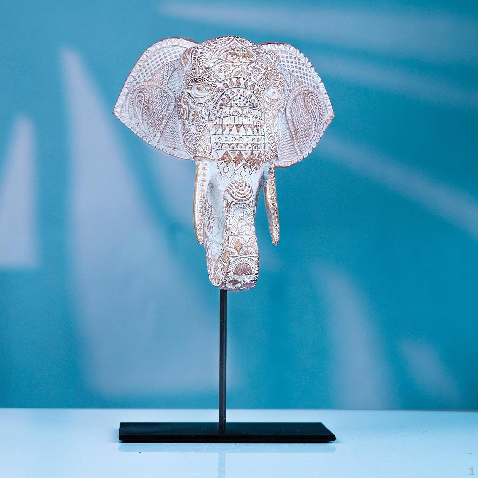 Elephant Statue Resin Art Figurine Collectible Holiday Decor Funny Desktop Ornament Animal Sculpture
Elephant Statue Resin Art Figurine Collectible Holiday Decor Funny Desktop Ornament Animal Sculpture