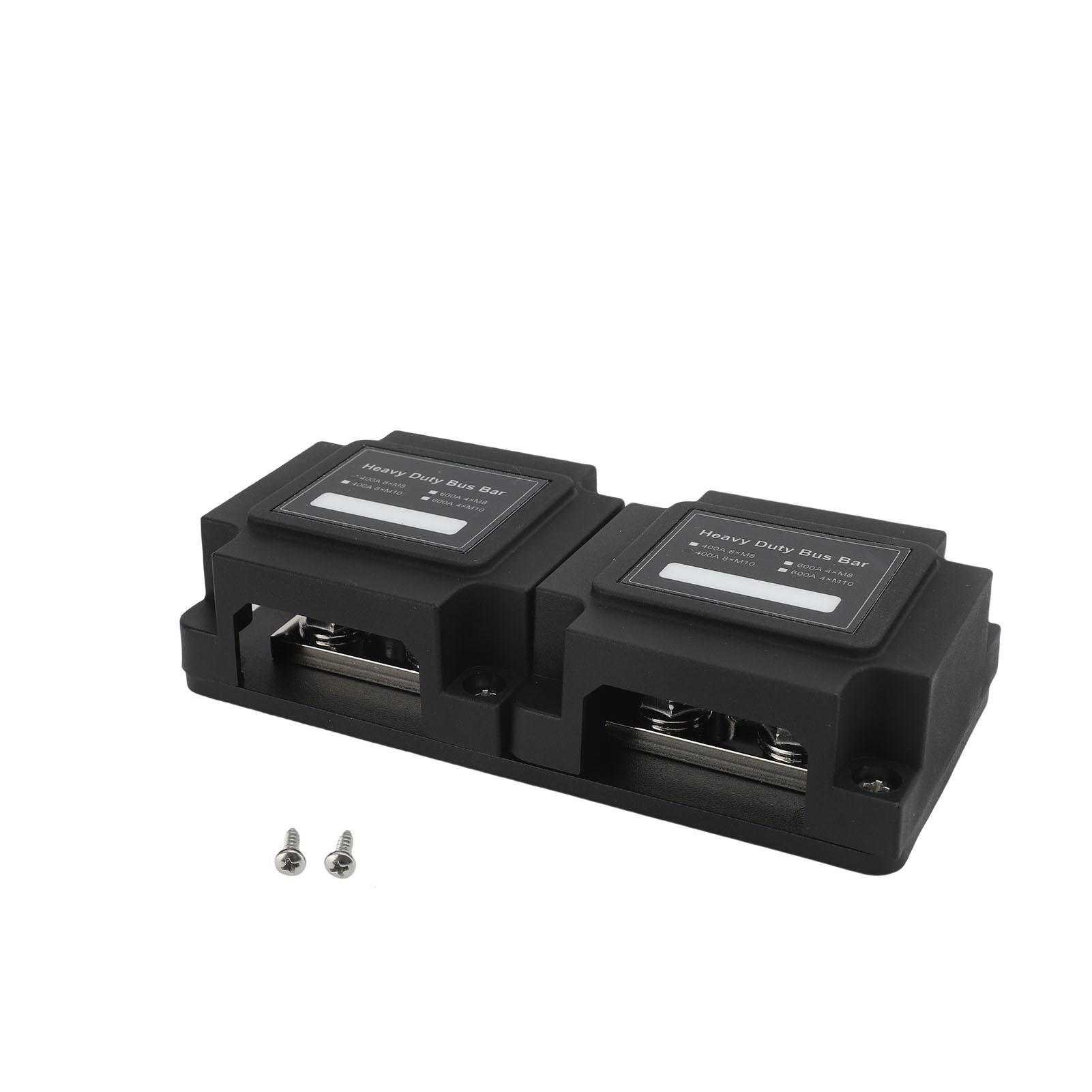 48V 400A Marine Heavy Duty Power Distribution Block Module Design Bus Bar Box M8 5Celsius16in Studs With Cover for Automotive RV Boat
48V 400A Marine Heavy Duty Power Distribution Block Module Design Bus Bar Box M8 5Celsius16in Studs With Cover for Automotive RV Boat