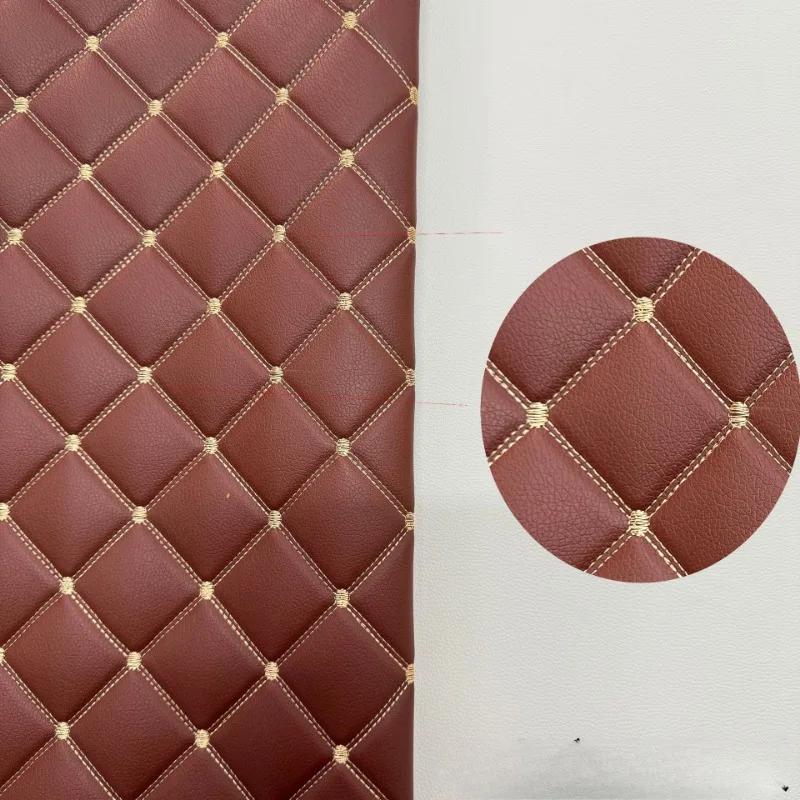 Rhombus Pattern Quilted Composite Sponge PVC Leather FabricDIY Sewing Car Interior Foot Mat Artificial Leather Car Seat Cover 100x155cm коричневый
Rhombus Pattern Quilted Composite Sponge PVC Leather FabricDIY Sewing Car Interior Foot Mat Artificial Leather Car Seat Cover 100x155cm коричневый