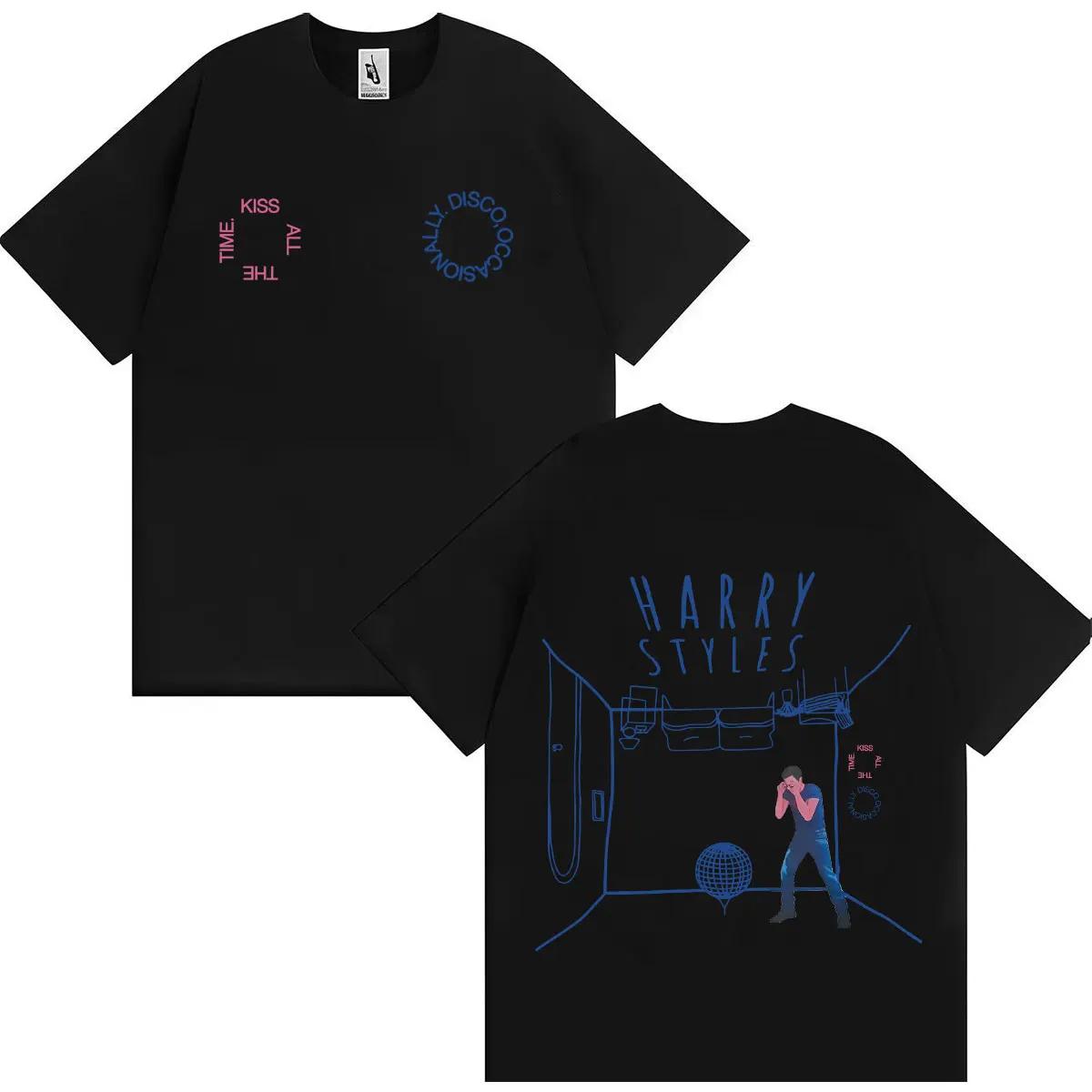 Harry Styles Kiss All The Time Disco Occasionally Fashion Double Sided Print T-Shirt Retro Aesthetic Comfortable Men Y2K T-shirt 4XL
Harry Styles Kiss All The Time Disco Occasionally Fashion Double Sided Print T-Shirt Retro Aesthetic Comfortable Men Y2K T-shirt 4XL