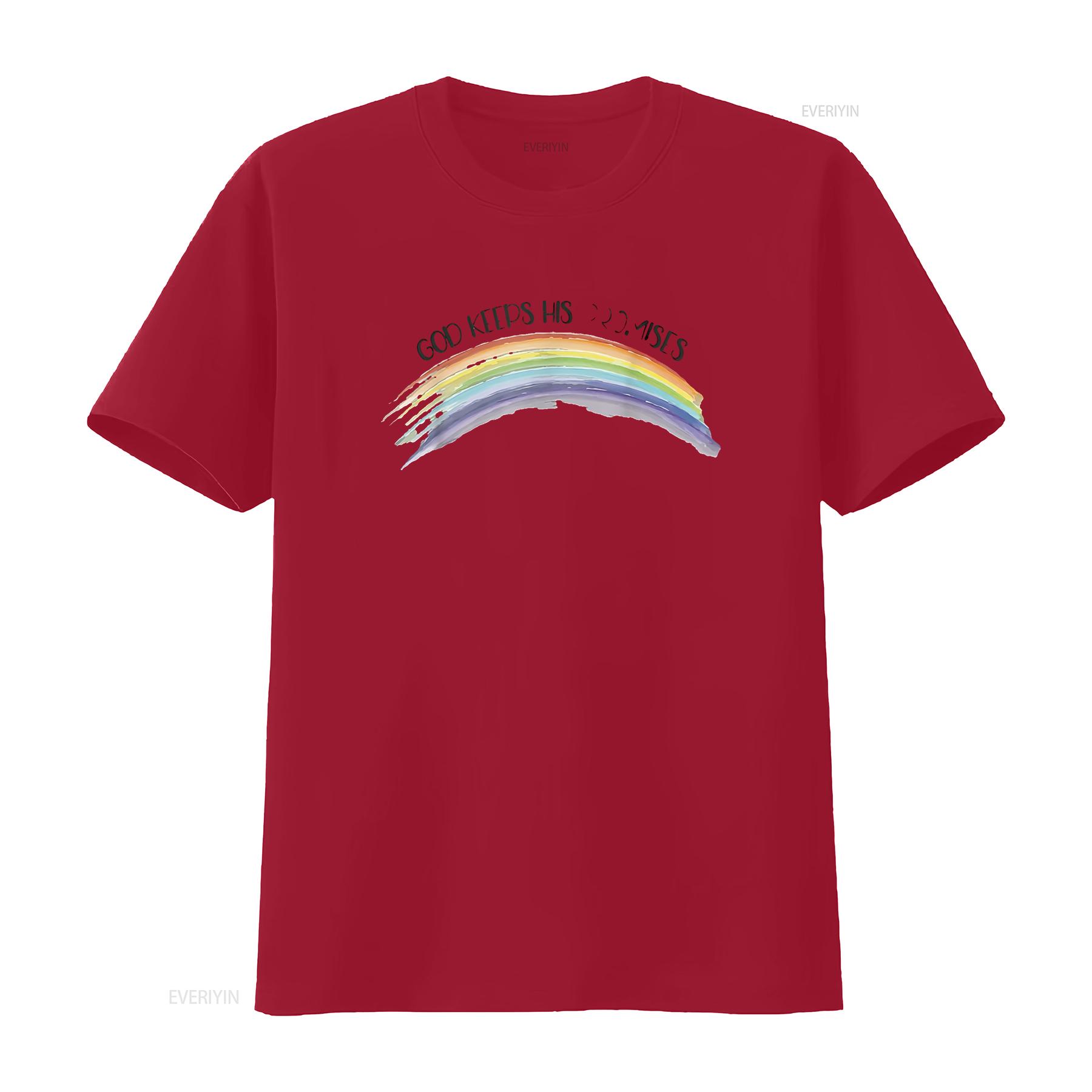 Rainbow God Keeps His Promises Christian Religious Faith T Shirt vintage Washed streetwear Versatile designer clothes S
Rainbow God Keeps His Promises Christian Religious Faith T Shirt vintage Washed streetwear Versatile designer clothes S