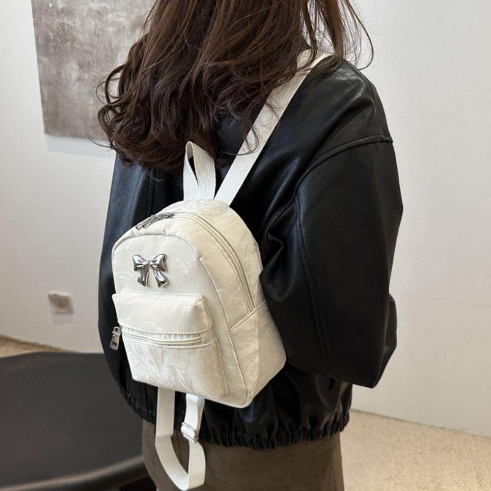 Small Pack Solid Color Shoulder Bag Korean Style Retro Crossbody Bag Mini PU Bow Backpack Girls коричневий
Small Pack Solid Color Shoulder Bag Korean Style Retro Crossbody Bag Mini PU Bow Backpack Girls коричневий