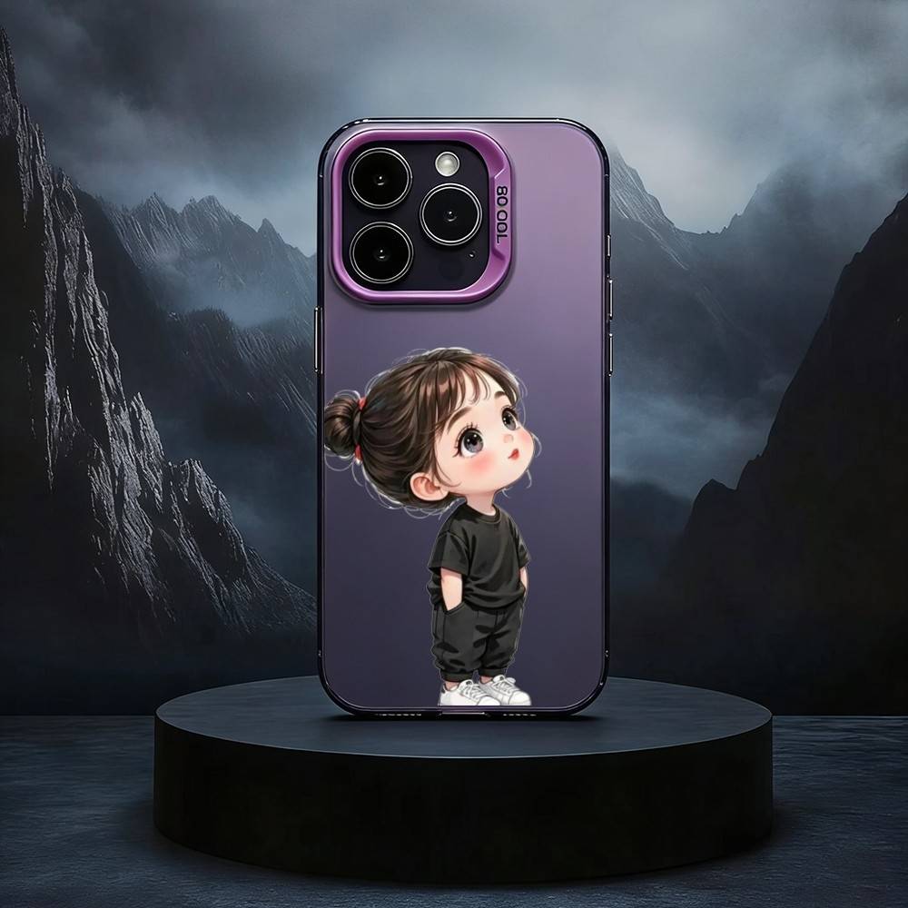 C-Cartoon Cute Baby Girl Black Candy silver phone case Phone Case For iPhone17,16,15,14,13,12,11 Plus,Pro Max iPhone14
C-Cartoon Cute Baby Girl Black Candy silver phone case Phone Case For iPhone17,16,15,14,13,12,11 Plus,Pro Max iPhone14