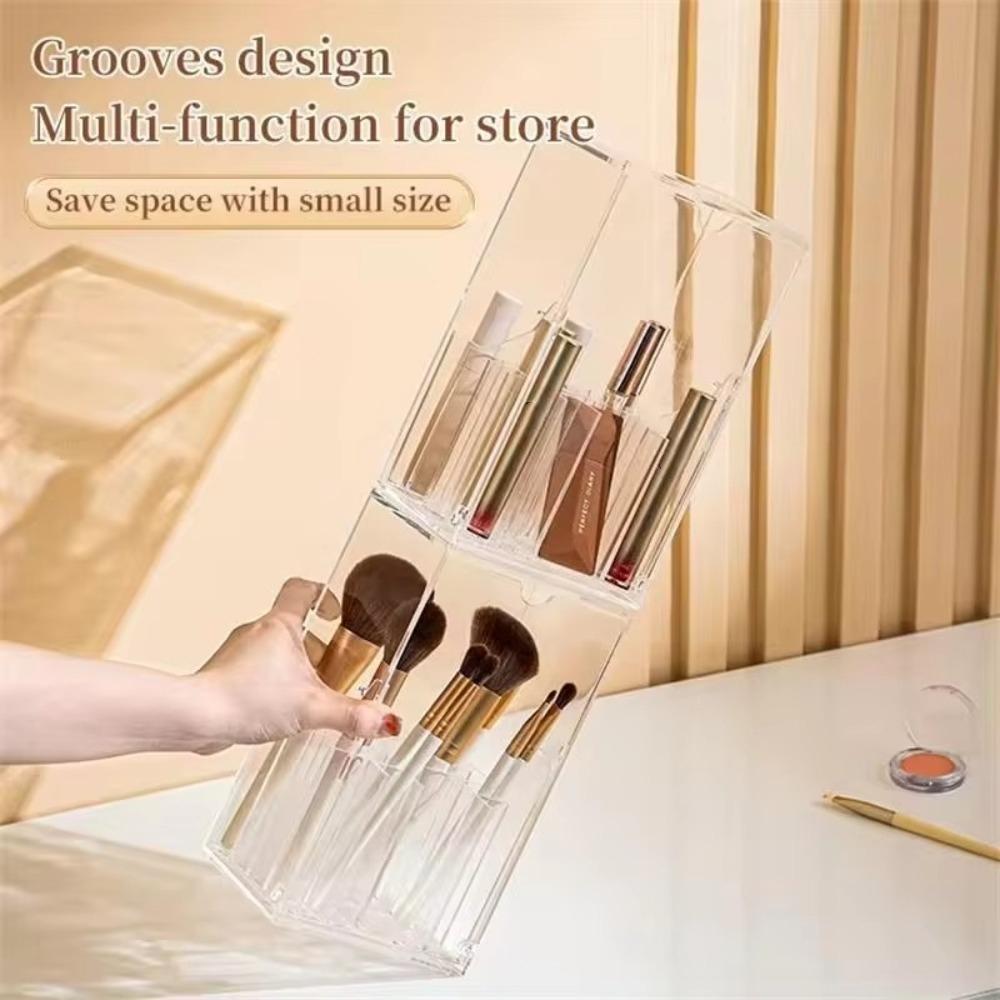 with Lid Cosmetic Brush Storage Box Large-Capacity Lipstick Holder Makeup Brush Holder Home
with Lid Cosmetic Brush Storage Box Large-Capacity Lipstick Holder Makeup Brush Holder Home