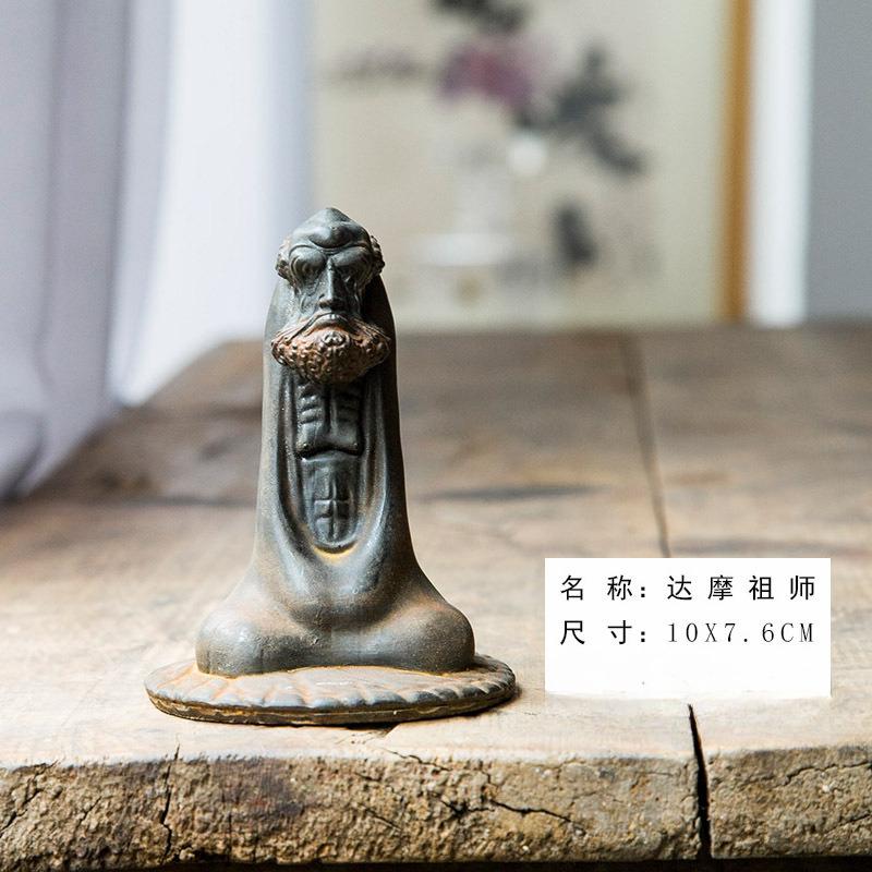 Creative Chinese style Zen figure Bodhidharma Patriarch statue Home Decor, Simulation Resin Crafts Office Study Living Room, 1Pc 10cm
Creative Chinese style Zen figure Bodhidharma Patriarch statue Home Decor, Simulation Resin Crafts Office Study Living Room, 1Pc 10cm