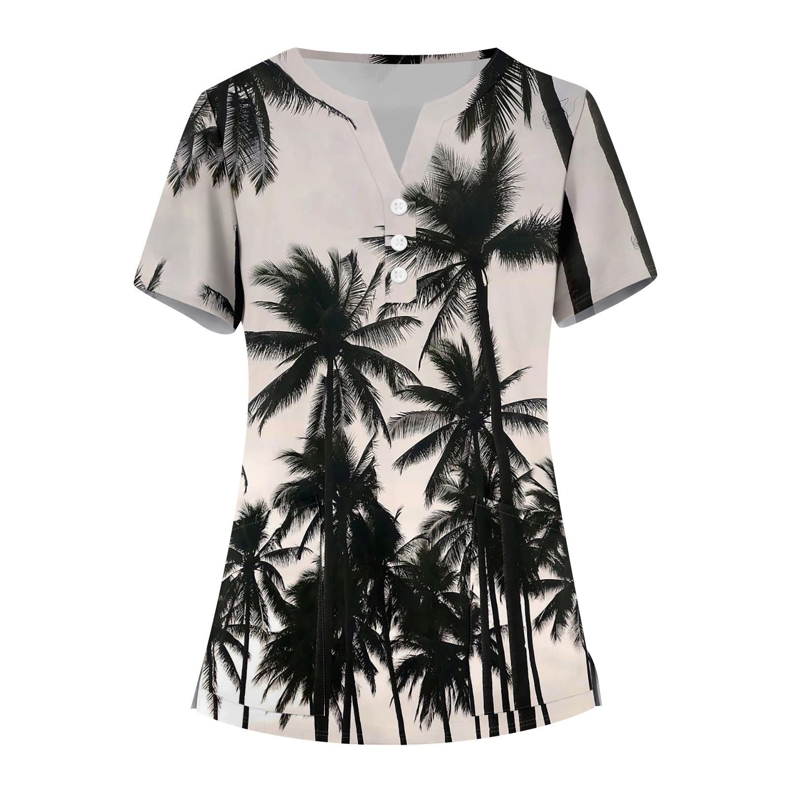 Женская мода, рабочая одежда с v-образным вырезом, короткими рукавами и карманами, топы с принтом, летние топы для женщин L чёрный
Женская мода, рабочая одежда с v-образным вырезом, короткими рукавами и карманами, топы с принтом, летние топы для женщин L чёрный