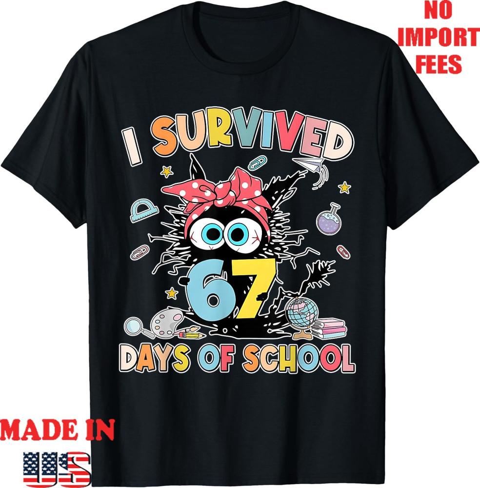 6 7 Meme Kids I Survived 67 Days Of School Funny T-Shirt, Unisex Adult Kid Tee L
6 7 Meme Kids I Survived 67 Days Of School Funny T-Shirt, Unisex Adult Kid Tee L