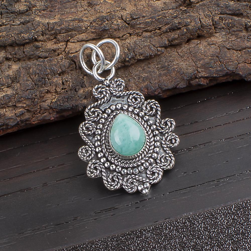 Wonderful Amazonite Jewelry, 925 Solid Sterling Silver Pendant, Handmade Silver Women Pendant, Protecting Gemstone Jewelry For Gift 1.55 inches
Wonderful Amazonite Jewelry, 925 Solid Sterling Silver Pendant, Handmade Silver Women Pendant, Protecting Gemstone Jewelry For Gift 1.55 inches