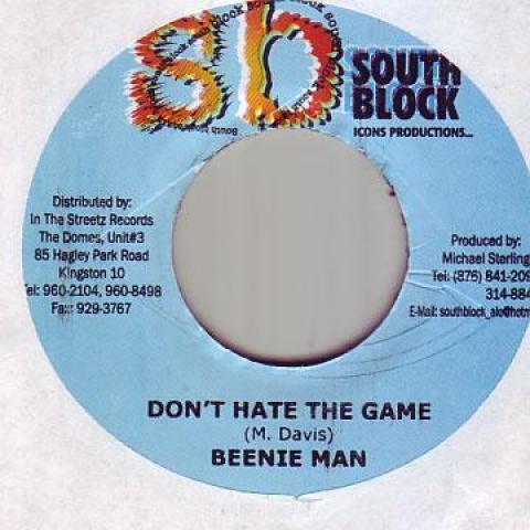 7inch Record BEENIE MAN - Don t Hate The Game South Block 2003 Jamaica Reggae, Ska & Dub
7inch Record BEENIE MAN - Don t Hate The Game South Block 2003 Jamaica Reggae, Ska & Dub