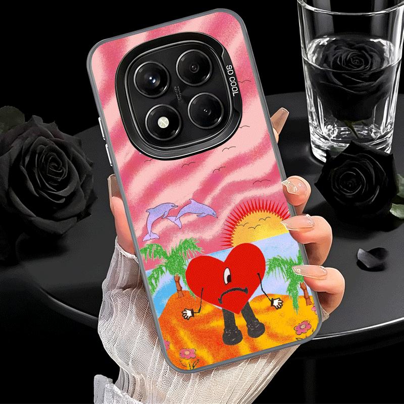 Bad Bunny Heart Shockproof Phone Case for Xiaomi Redmi Note 15 14 13 12 Pro Plus 11 11S 11T 5G Cover Anti Fall Fundas Redmi Note 11 Pro 5G
Bad Bunny Heart Shockproof Phone Case for Xiaomi Redmi Note 15 14 13 12 Pro Plus 11 11S 11T 5G Cover Anti Fall Fundas Redmi Note 11 Pro 5G