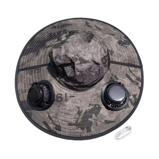 Solar with Fans Design Dual Rechargeable Fan Hat Wear-Resistant Sun Protection Hat армія зелений колір
Solar with Fans Design Dual Rechargeable Fan Hat Wear-Resistant Sun Protection Hat армія зелений колір