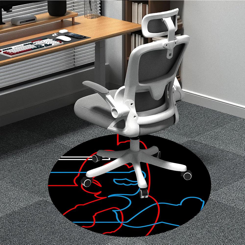 1pc Mario Lines Office Round Area Rug, Indoor Mat Suitable For Office, Under Office Chairs Bedroom Living Room Home Decor, Room Deco 80cm
1pc Mario Lines Office Round Area Rug, Indoor Mat Suitable For Office, Under Office Chairs Bedroom Living Room Home Decor, Room Deco 80cm