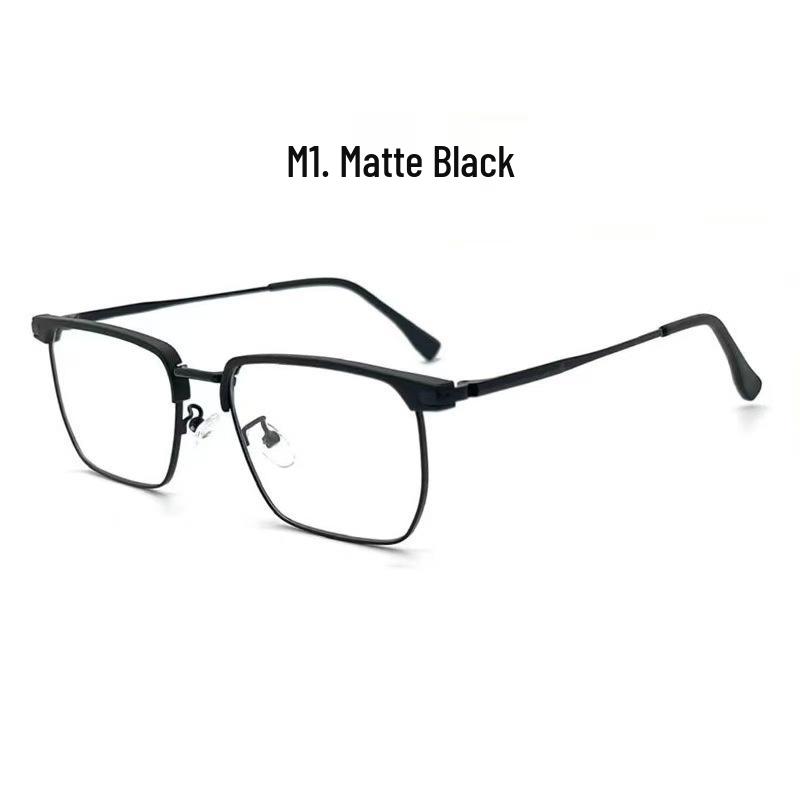 Men’s Retro Business Casual Square Myopia Eyewear with Titanium-Eyebrow Frame by Duqiao
Men’s Retro Business Casual Square Myopia Eyewear with Titanium-Eyebrow Frame by Duqiao