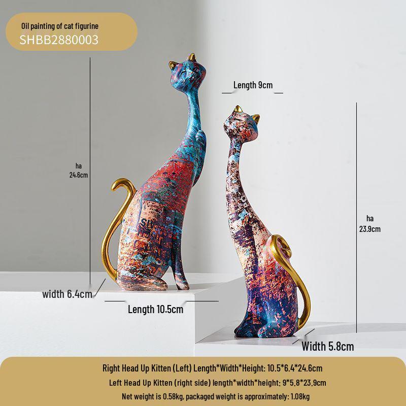 Elegant Water Transfer Cat Ornaments: Modern High-End Decor & Cute Wedding Gift for Couples
Elegant Water Transfer Cat Ornaments: Modern High-End Decor & Cute Wedding Gift for Couples