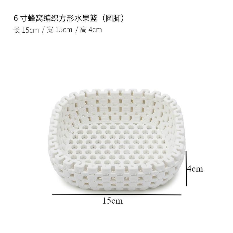 Ceramic Woven Striped Fruit Plate Hollow Fruit Bowl Snack Plate Fruit Basket Draining Rack Storage Tray Decorative Plates Dish
Ceramic Woven Striped Fruit Plate Hollow Fruit Bowl Snack Plate Fruit Basket Draining Rack Storage Tray Decorative Plates Dish