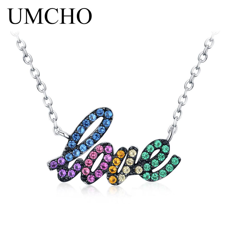 UMCHO разноцветный драгоценный камень LOVE Alphabet из стерлингового серебра колье массивное ожерелье женское серебро 925 ювелирные изделия
UMCHO разноцветный драгоценный камень LOVE Alphabet из стерлингового серебра колье массивное ожерелье женское серебро 925 ювелирные изделия
