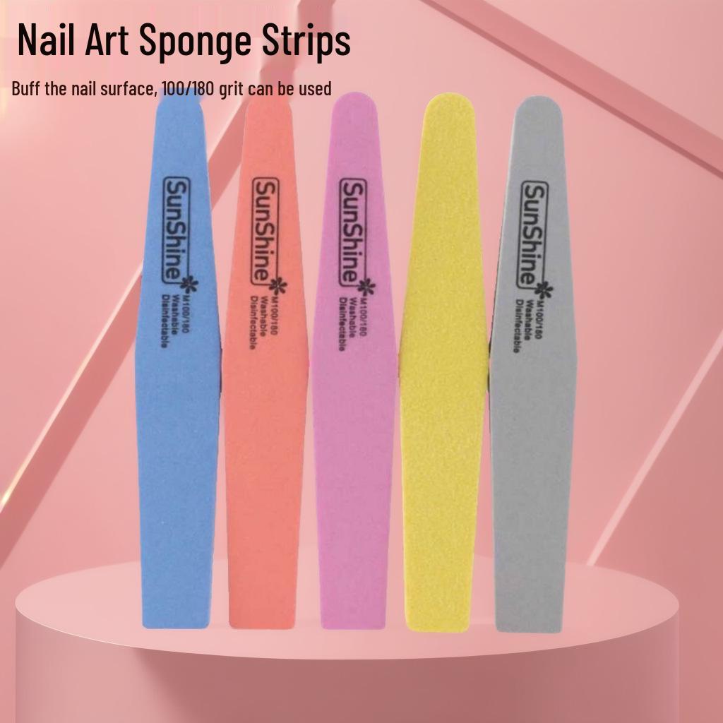 Double-Sided Sponge Nail File: Salon Polishing, Buffing, Shaping, and Sanding Strip Artifact жовтий
Double-Sided Sponge Nail File: Salon Polishing, Buffing, Shaping, and Sanding Strip Artifact жовтий