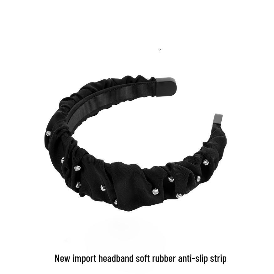 Хэтэуэй Кристальная Плиссированная Бриллиантовая Повязка на Голову: Черный широкополый аксессуар премиум-класса для стройнящего эффекта
Хэтэуэй Кристальная Плиссированная Бриллиантовая Повязка на Голову: Черный широкополый аксессуар премиум-класса для стройнящего эффекта