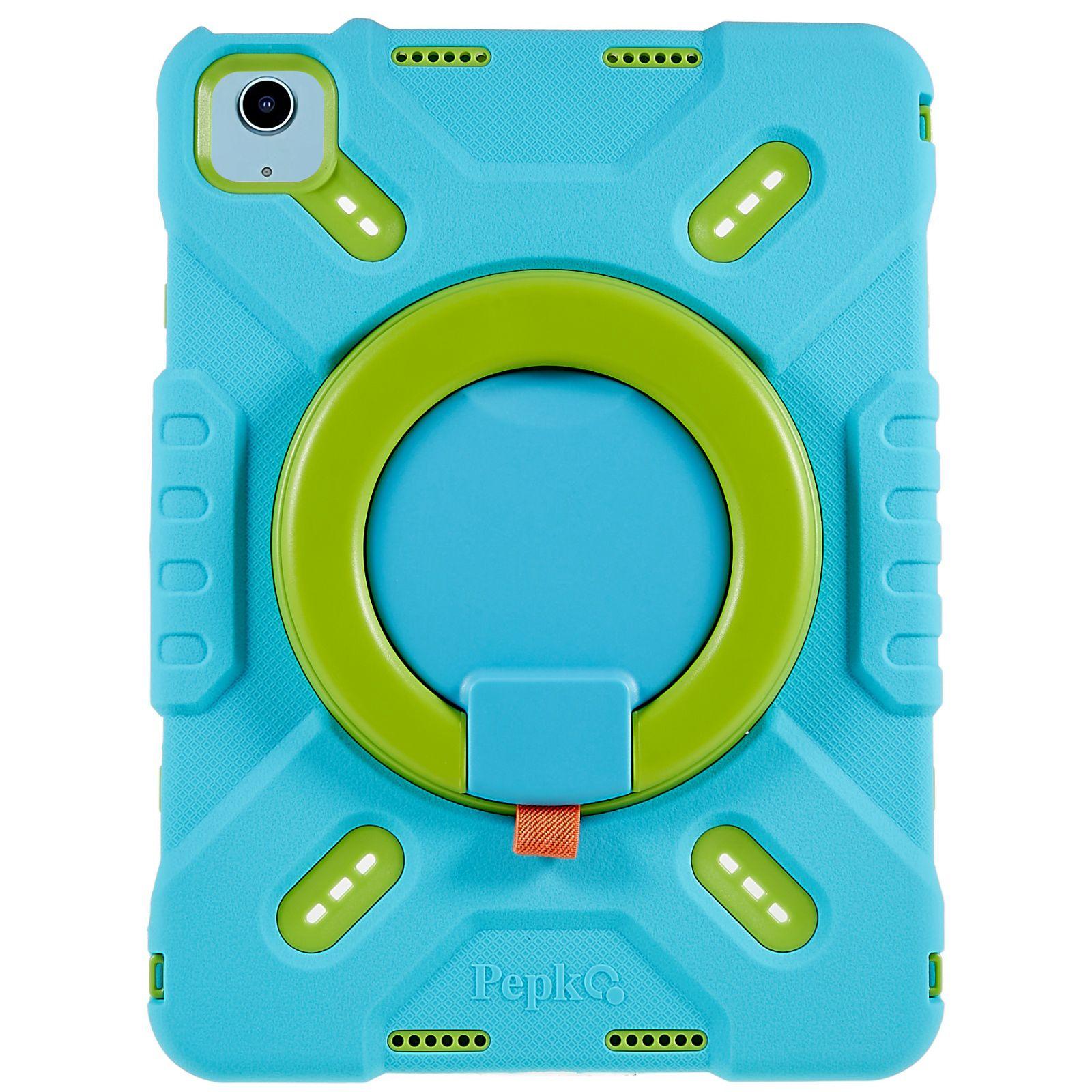 PEPKOO For iPad Air (2022)/Air (2020) 360 Degree Rotation Kickstand Tablet Case Silicone+PC+ABS Shockproof Hybrid Cover Blue
PEPKOO For iPad Air (2022)/Air (2020) 360 Degree Rotation Kickstand Tablet Case Silicone+PC+ABS Shockproof Hybrid Cover Blue