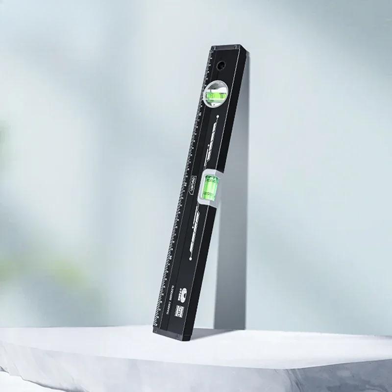 1 Pcs 30/40/50/60CM Black Spirit Level Ruler Measurement High Precision Lever Bubbles Non-magnetic Design Horizontal Rulers
1 Pcs 30/40/50/60CM Black Spirit Level Ruler Measurement High Precision Lever Bubbles Non-magnetic Design Horizontal Rulers