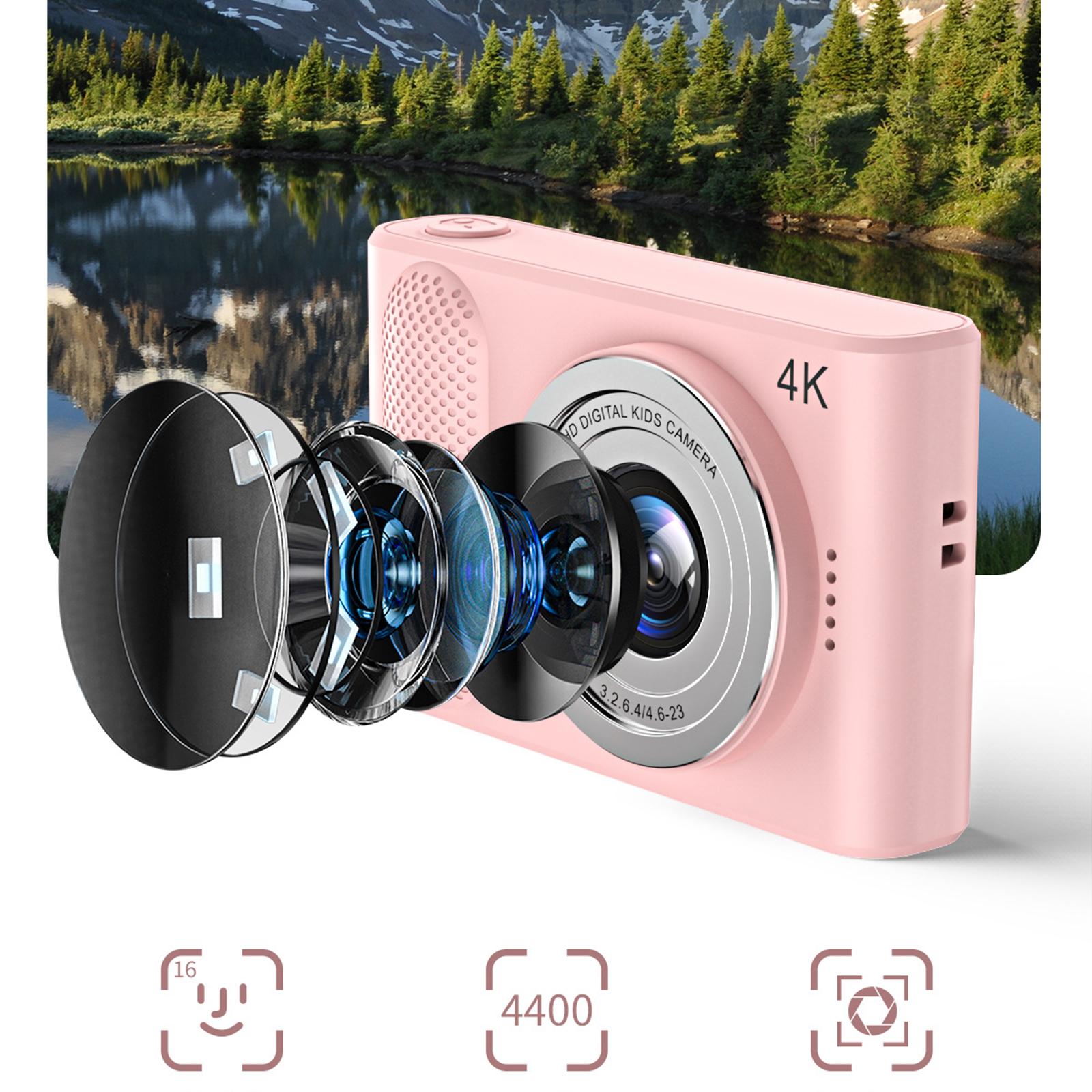 Маленька камера CCD r Камери 44MP Подвійна лінза 4K 3280x2160 Цифрова фотокамера для хлопчиків дівчаток Діти срібний
Маленька камера CCD r Камери 44MP Подвійна лінза 4K 3280x2160 Цифрова фотокамера для хлопчиків дівчаток Діти срібний