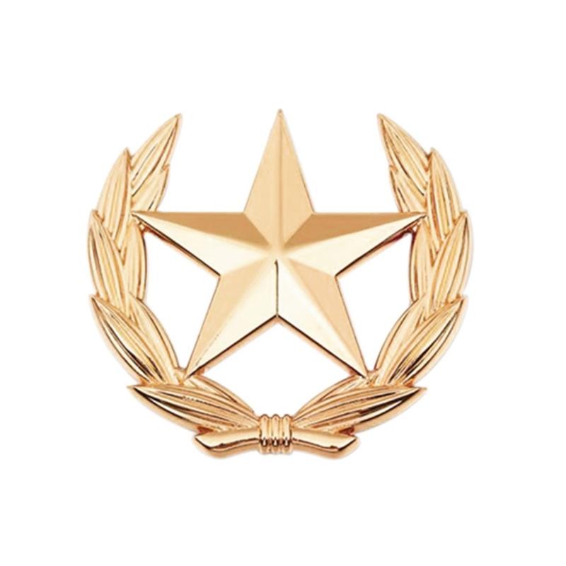 Elegant Alloy Wheat Spikes And Star Emblem Pin Decorative Brooch Wheat Star Brooch Pin For Jackets Bags Hats Accessories L
Elegant Alloy Wheat Spikes And Star Emblem Pin Decorative Brooch Wheat Star Brooch Pin For Jackets Bags Hats Accessories L