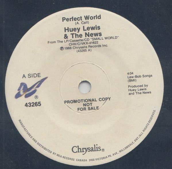 7inch Record HUEY LEWIS THE NEWS Perfect World 43265PROMO Chrysalis 1988 Canada Rock Used
7inch Record HUEY LEWIS THE NEWS Perfect World 43265PROMO Chrysalis 1988 Canada Rock Used