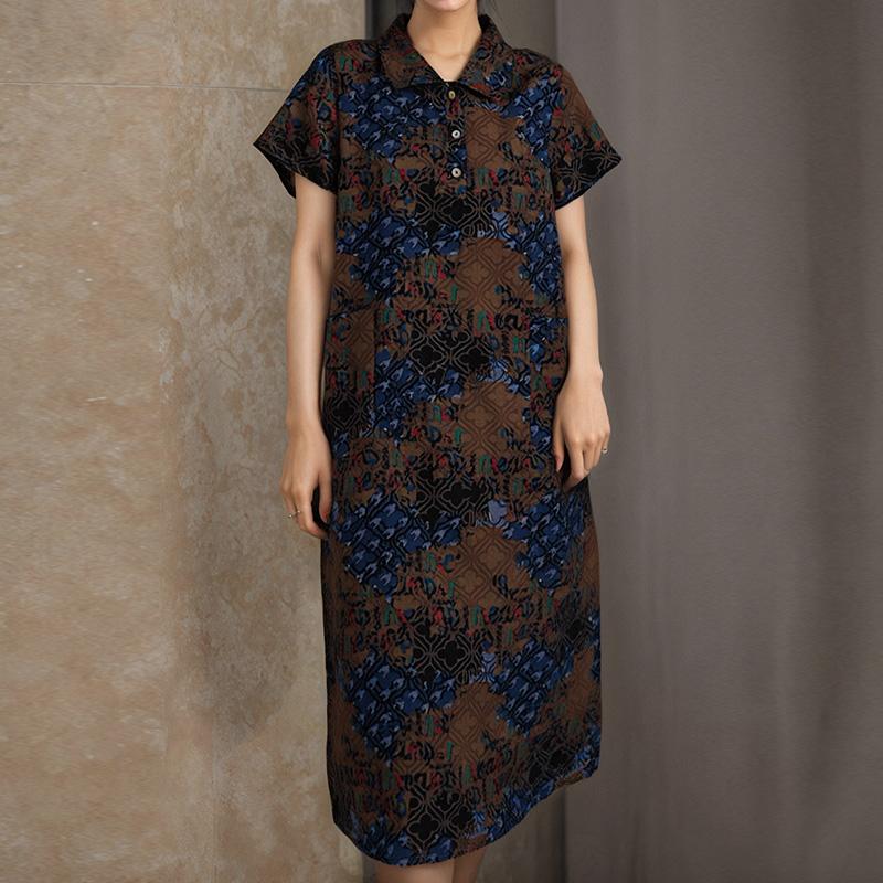 ZANZEA Женское повседневное платье с классическим воротником и ретро-принтом, летнее, с коротким рукавом 5XL темно-синий
ZANZEA Женское повседневное платье с классическим воротником и ретро-принтом, летнее, с коротким рукавом 5XL темно-синий