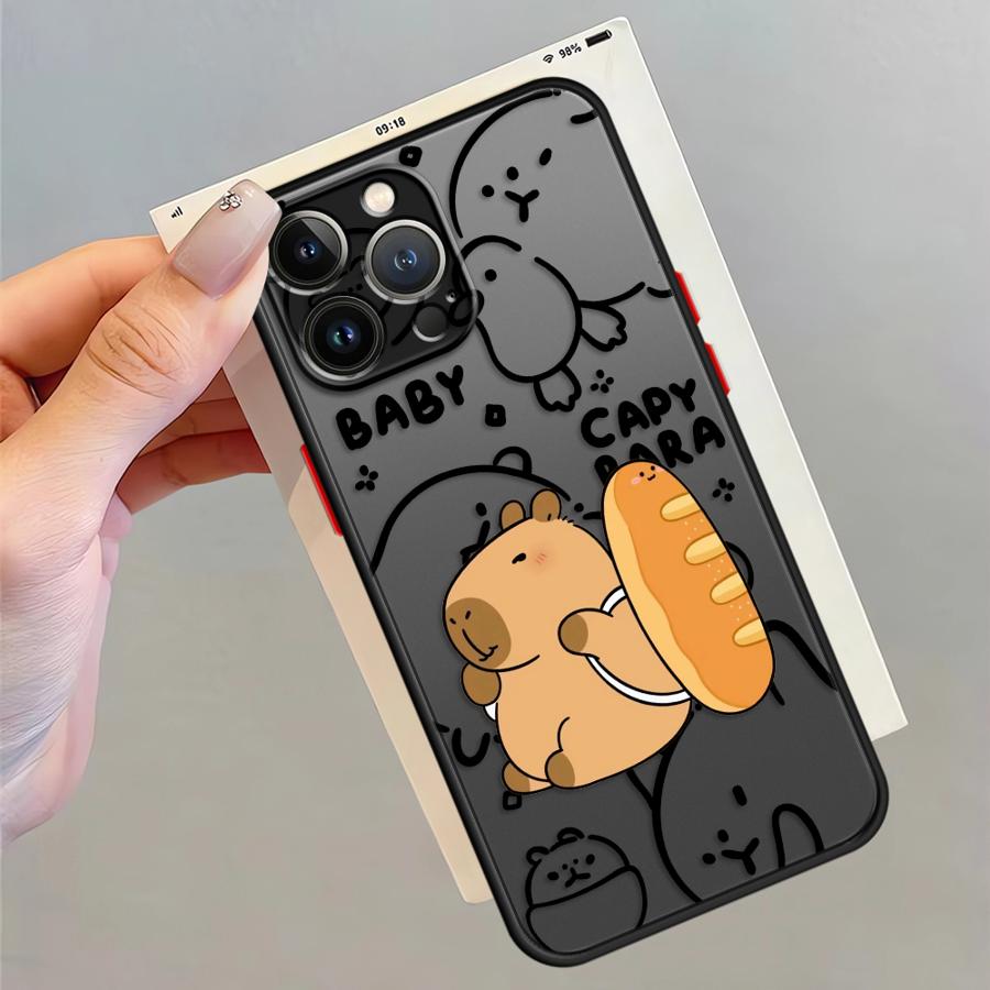 Cute Capybara Case for iPhone 17 Pro Max 11 XS XR 13 Mini 7 8 SE 15 14 Air 16 Plus 12 Funda Back Phone Cover iPhone 14 Pro
Cute Capybara Case for iPhone 17 Pro Max 11 XS XR 13 Mini 7 8 SE 15 14 Air 16 Plus 12 Funda Back Phone Cover iPhone 14 Pro