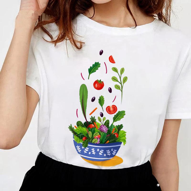Women Tshirt Summer 2025 Short Sleeve Vegetables Print Clothes Ladies Woman T-Shirt Graphic Streetwear Female Tee Tops Fashion S білий
Women Tshirt Summer 2025 Short Sleeve Vegetables Print Clothes Ladies Woman T-Shirt Graphic Streetwear Female Tee Tops Fashion S білий
