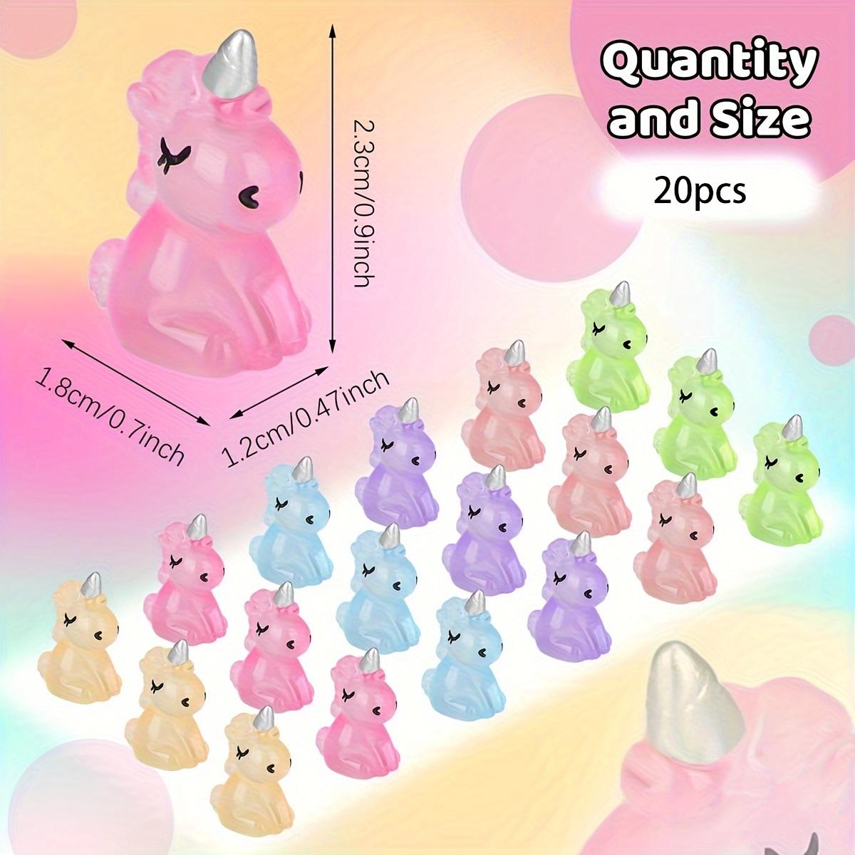 20 piece set of luminous mini unicorn ornaments, randomly colored, made of resin material, suitable for DIY elf gardens, handmad
20 piece set of luminous mini unicorn ornaments, randomly colored, made of resin material, suitable for DIY elf gardens, handmad