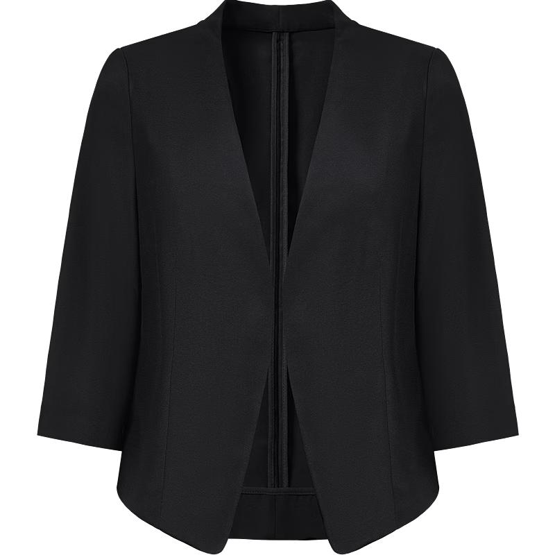 Anna Kou Women s Silk Collarless Seven-Sleeve Blazer L
Anna Kou Women s Silk Collarless Seven-Sleeve Blazer L