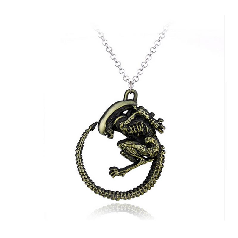 Gothic Witch Alien Necklace for Men Women Punk Chain Jewelry Accessory бронзовий
Gothic Witch Alien Necklace for Men Women Punk Chain Jewelry Accessory бронзовий