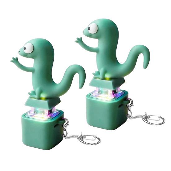 Брелок-кнопка в виде ящерицы, декомпрессионные игрушки, забавные звуки ящерицы и световые эффекты, перезаряжаемый, портативный, для снятия стресса, фиджет-игрушка для всех возрастов 2pcs
Брелок-кнопка в виде ящерицы, декомпрессионные игрушки, забавные звуки ящерицы и световые эффекты, перезаряжаемый, портативный, для снятия стресса, фиджет-игрушка для всех возрастов 2pcs