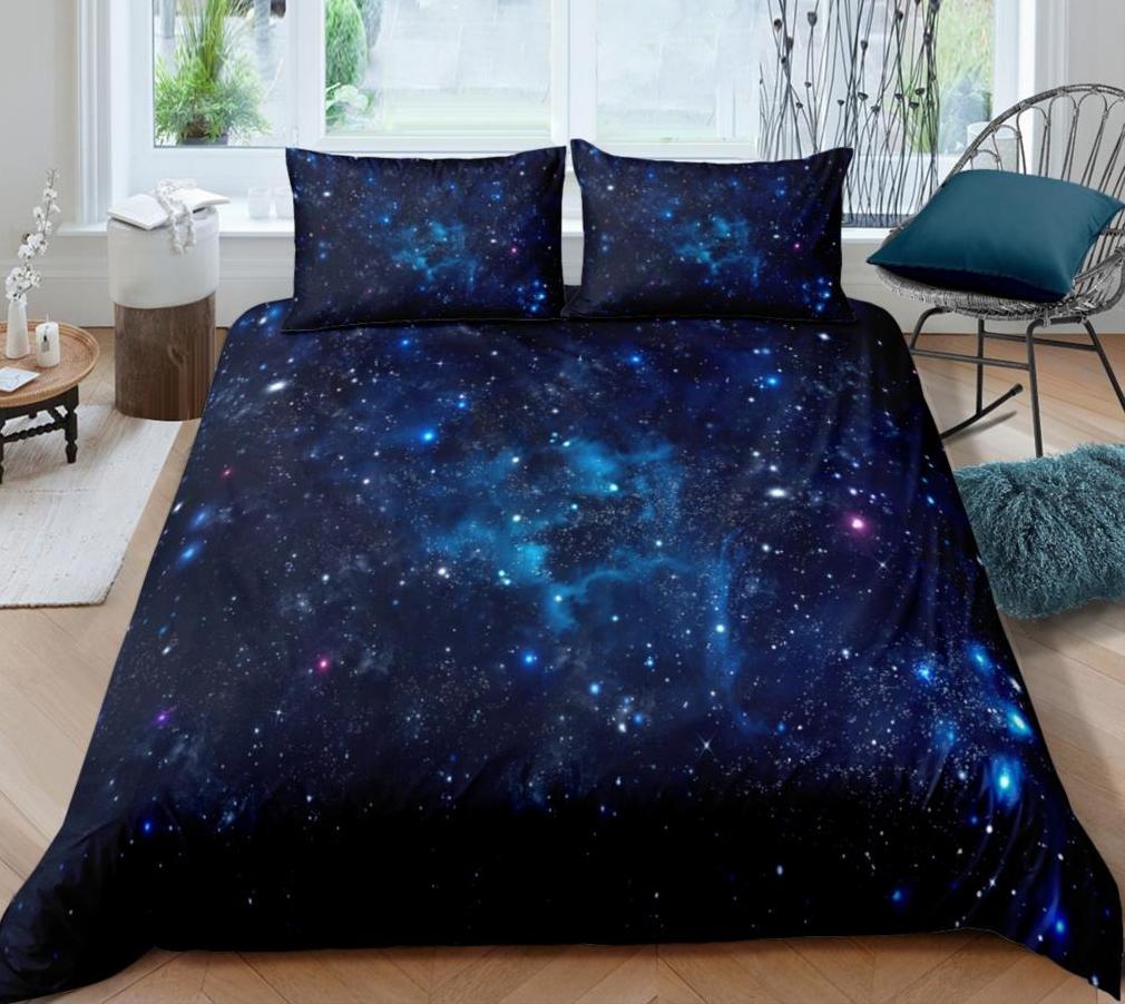 3D Night Sky Bedding Set Galaxy Duvet Cover Queen King Size Room Decor 3 Piece Set With 2 Pillowcases Comfortable And Soft EU Single(135x200cm)
3D Night Sky Bedding Set Galaxy Duvet Cover Queen King Size Room Decor 3 Piece Set With 2 Pillowcases Comfortable And Soft EU Single(135x200cm)