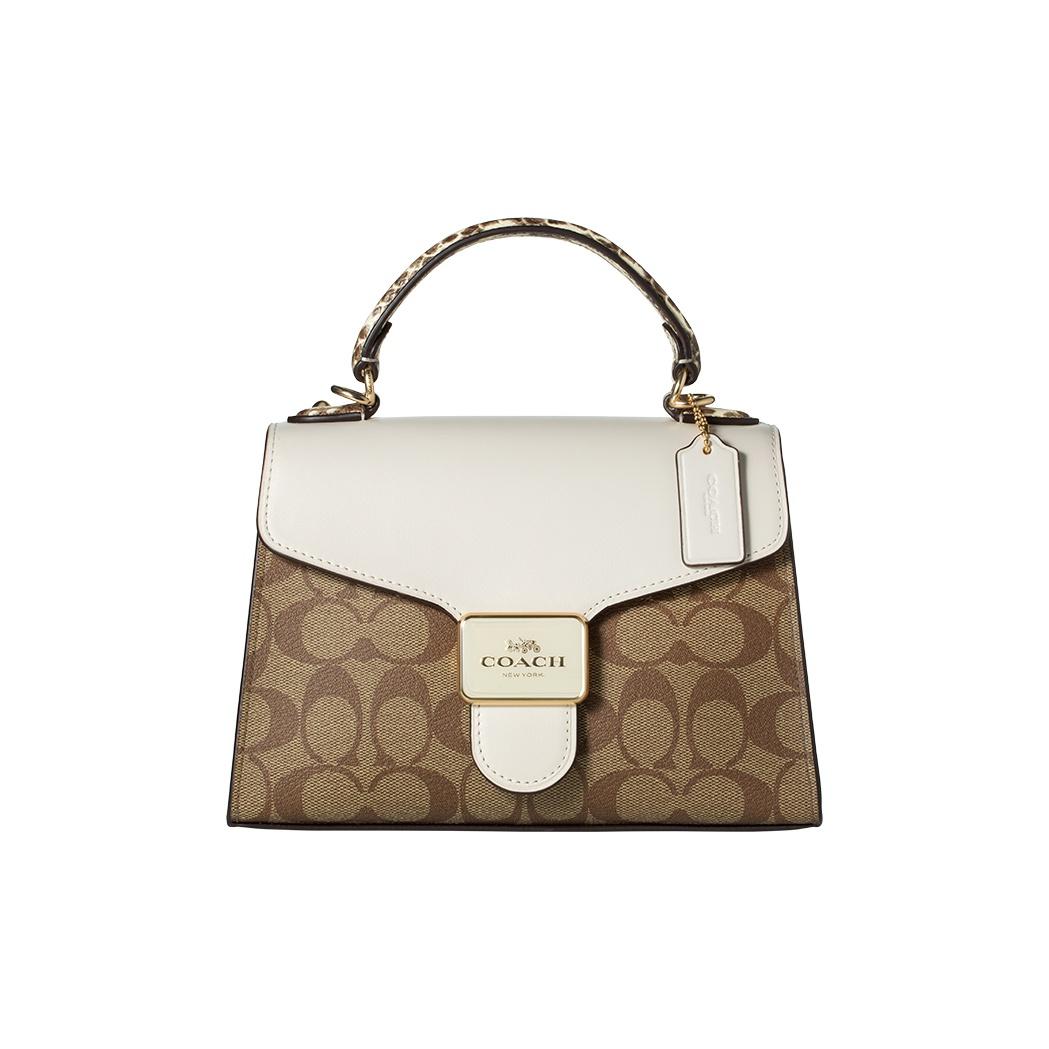 Coach Pepper 22 Classic Monogram Flap Canvas And Leather Handbag Women handbag Khaki White C1325-IMOTV Basic Set (Bag+Dust Bag)
Coach Pepper 22 Classic Monogram Flap Canvas And Leather Handbag Women handbag Khaki White C1325-IMOTV Basic Set (Bag+Dust Bag)