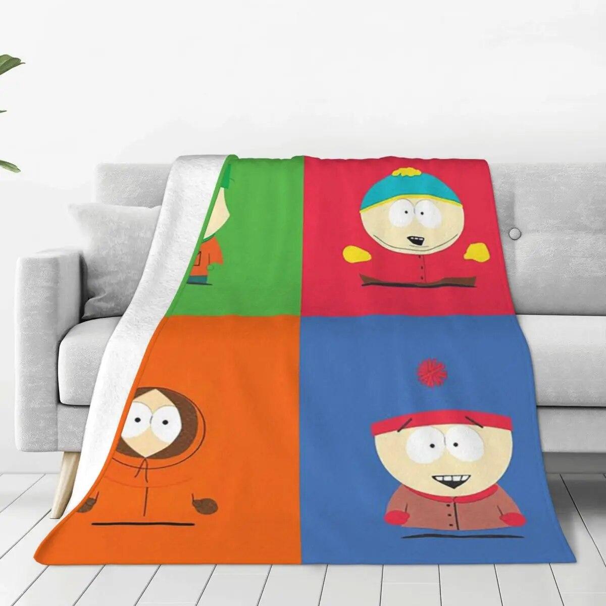 Southpark Blanket Flannel Spring Autumn Anime Portable Soft Throw Blanket for Sofa Bedroom Bedding Throws
Southpark Blanket Flannel Spring Autumn Anime Portable Soft Throw Blanket for Sofa Bedroom Bedding Throws
