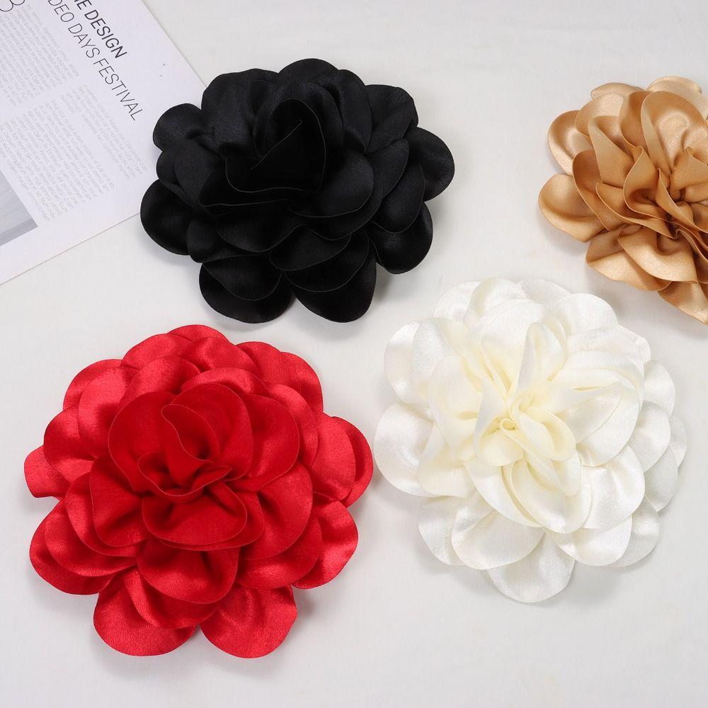 Silk Camellia Flower Rose Flower Brooches Satin Fabric Brooch Pin Dainty Hair Clips for Women
Silk Camellia Flower Rose Flower Brooches Satin Fabric Brooch Pin Dainty Hair Clips for Women