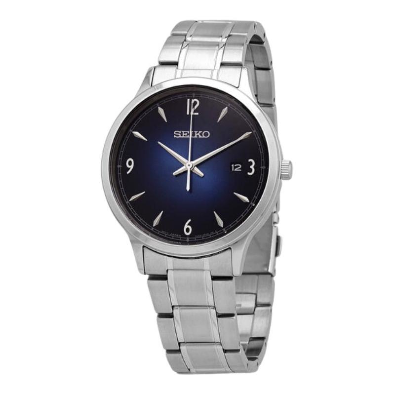 SEIKO Essentials Series 100 Meters Waterproof Quartz Steel Strap 41mm Men s Watch Blue Dial SGEH89
SEIKO Essentials Series 100 Meters Waterproof Quartz Steel Strap 41mm Men s Watch Blue Dial SGEH89