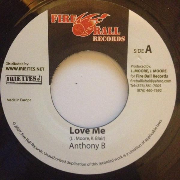 7inch Record ANTHONY B - Love Me NONE Fire Ball Recor 2007 Europe Reggae, Ska & Dub Used
7inch Record ANTHONY B - Love Me NONE Fire Ball Recor 2007 Europe Reggae, Ska & Dub Used