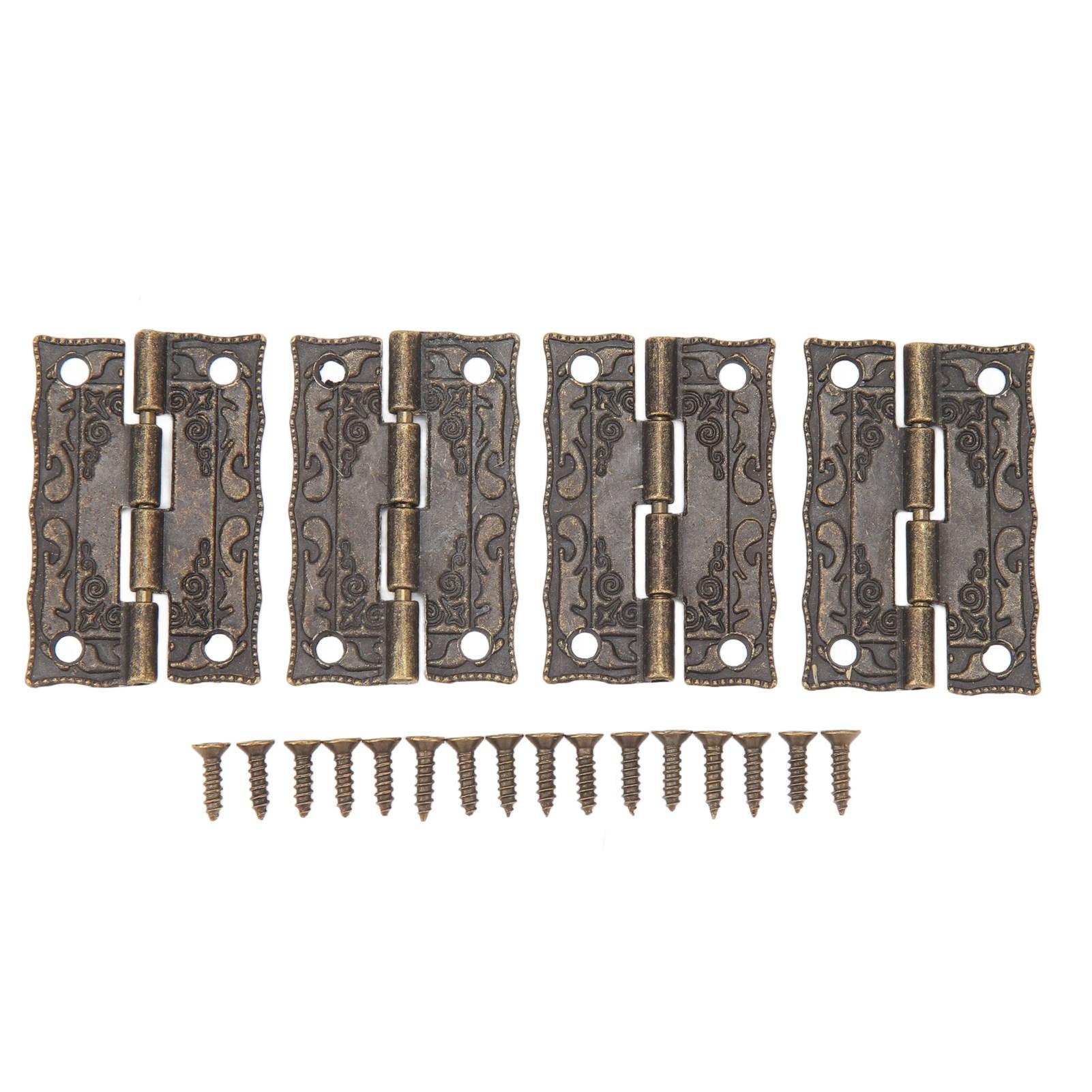 20 Set Antique Decorative Hinges Zinc Alloy Vintage Box Hinges Jewelry Box Hardware for Wooden Cases Cabinets
20 Set Antique Decorative Hinges Zinc Alloy Vintage Box Hinges Jewelry Box Hardware for Wooden Cases Cabinets