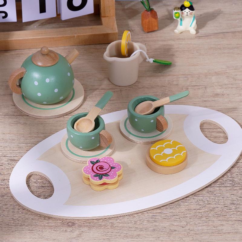 1 Set Girls And Boys Tea Time Party Toys Wooden Tea Kit For 3-5 Years Old Little Girls Play Food Pretend Play Kitchen Accessory 1
1 Set Girls And Boys Tea Time Party Toys Wooden Tea Kit For 3-5 Years Old Little Girls Play Food Pretend Play Kitchen Accessory 1