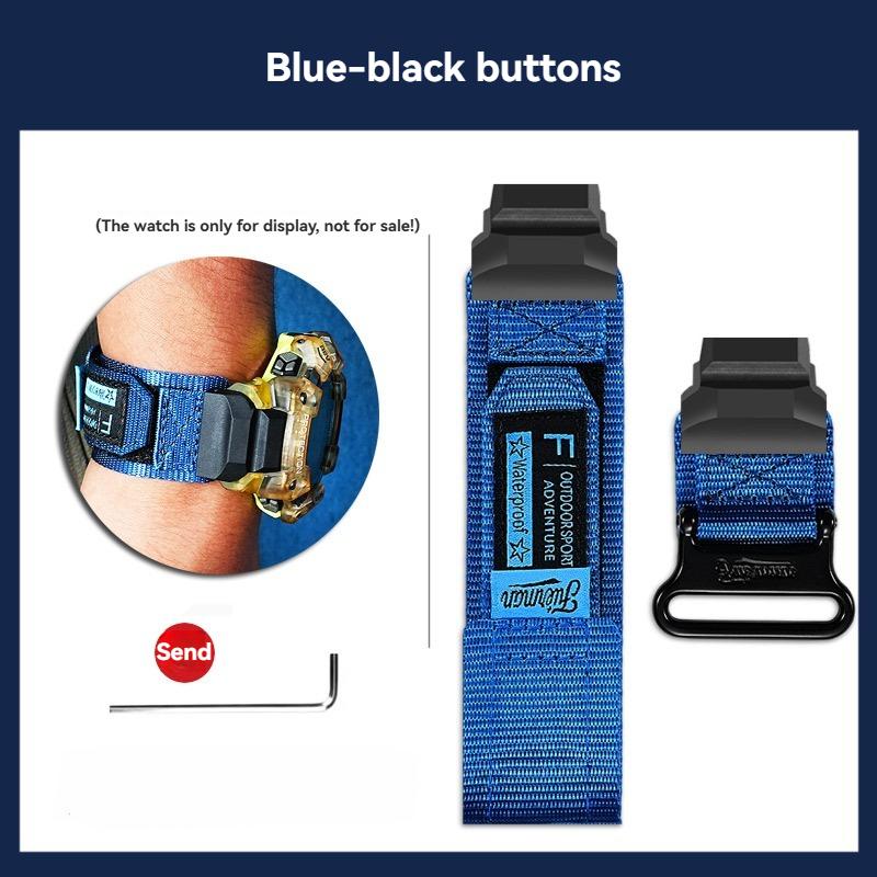 Канвасный ремешок для часов для GPS-спорта на открытом воздухе для Casio G-SHOCK 3475 GBD-H1000-1A GBD-H1000-1A4 Модифицированный нейлоновый ремешок-браслет For GBD-H1000 синий
Канвасный ремешок для часов для GPS-спорта на открытом воздухе для Casio G-SHOCK 3475 GBD-H1000-1A GBD-H1000-1A4 Модифицированный нейлоновый ремешок-браслет For GBD-H1000 синий