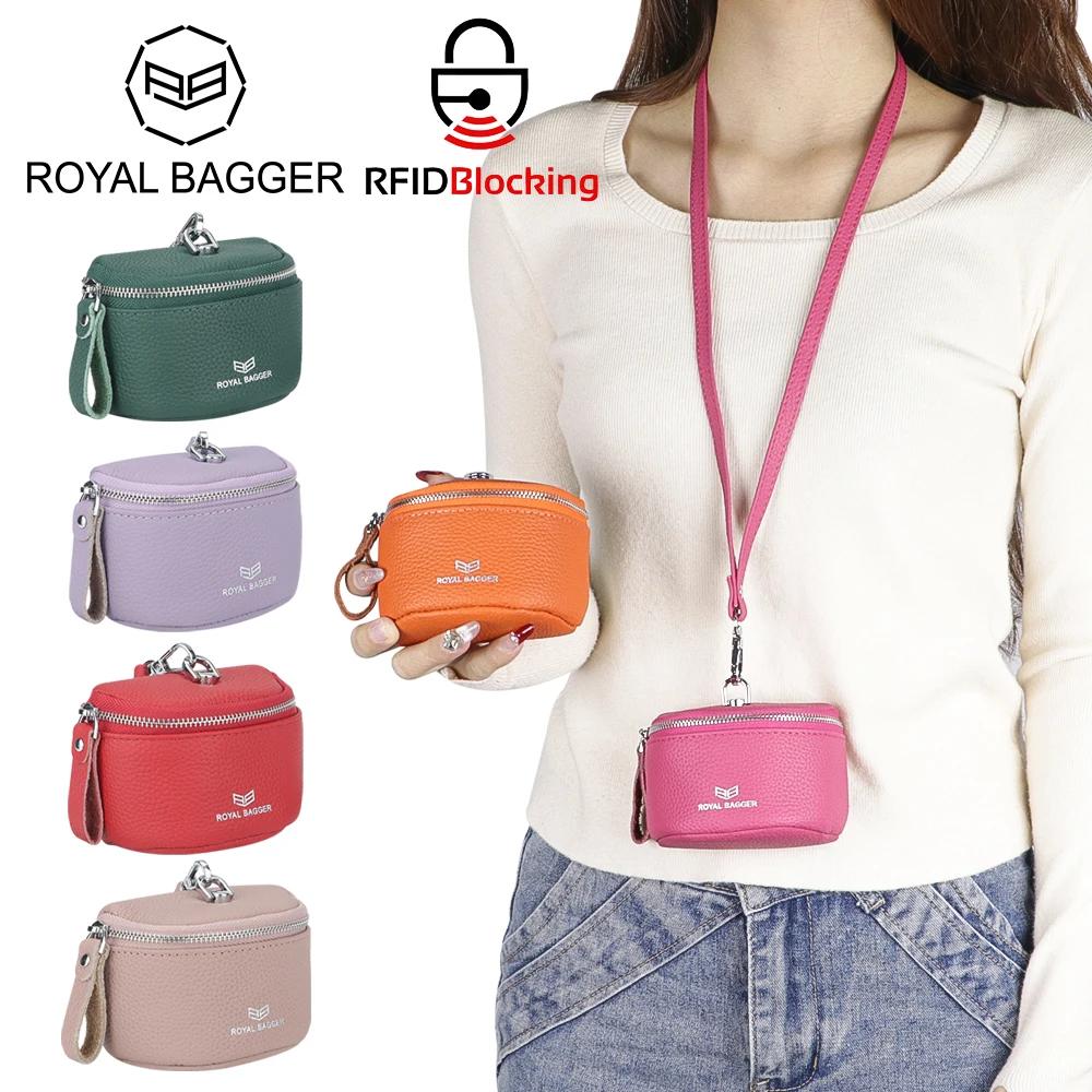 Royal Bagger Симпатичный мини-кошелек для монет для женщин - блокировка RFID, натуральная кожаная сумка для мелочи, модная простая сумка для хранения 2900 чёрный
Royal Bagger Симпатичный мини-кошелек для монет для женщин - блокировка RFID, натуральная кожаная сумка для мелочи, модная простая сумка для хранения 2900 чёрный
