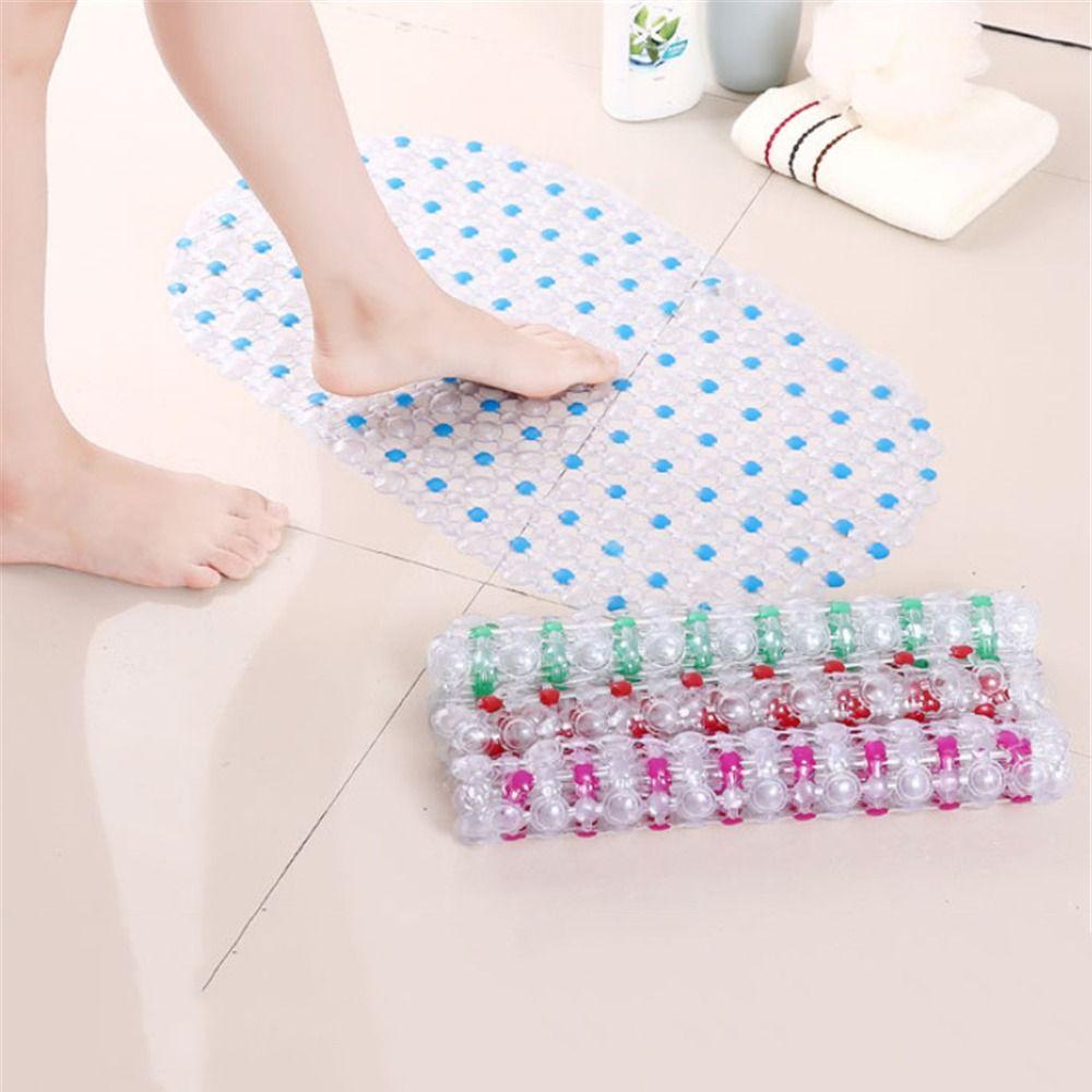 PVC Foldable Carpet with Sucker Massage Shower Bath Mat Anti-slip Mat Non-slip Rug Floor Mat Random Colors
PVC Foldable Carpet with Sucker Massage Shower Bath Mat Anti-slip Mat Non-slip Rug Floor Mat Random Colors