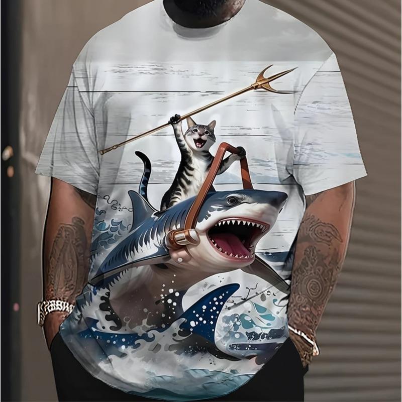 Funny Men s T-Shirts Cute Cat 3D Print Tops Men Short Sleeve Tee Oversized Streetwear XXS
Funny Men s T-Shirts Cute Cat 3D Print Tops Men Short Sleeve Tee Oversized Streetwear XXS